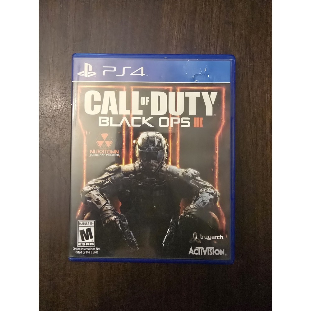 Call of Duty: Black‎ Ops III SONY PlayStation 4 Activision Treyarch Tested/Works